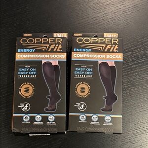 Copper Fit Energy Compression Socks - Black